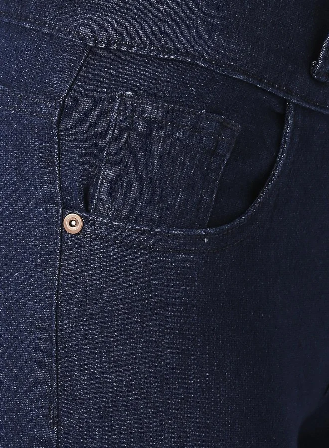 HIGH STAR  Women Blue Slim Fit High-Rise Clean Look Stretchable Jeans for Women | Best Price UAE