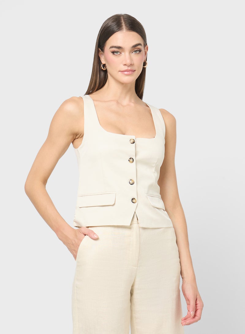 ELLA Round Neck Vest - Image 1