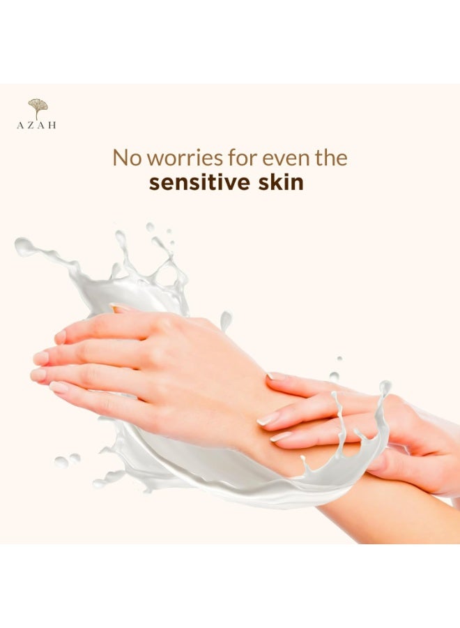Azah Liposoluble Wax for Women| [800 GM] | Wax Beans | Hair Removal Full Body Wax for Women| Natural Ingredients with Quick-drying Benefit | Soothes & Nourishes Skin| Free of Chemicals - Image 4