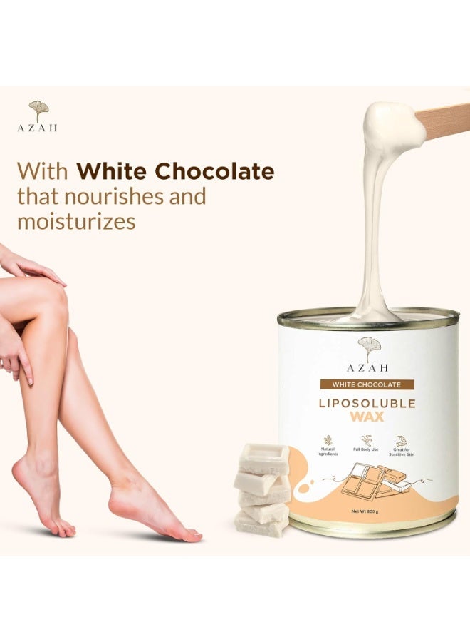 Azah Liposoluble Wax for Women| [800 GM] | Wax Beans | Hair Removal Full Body Wax for Women| Natural Ingredients with Quick-drying Benefit | Soothes & Nourishes Skin| Free of Chemicals - Image 3