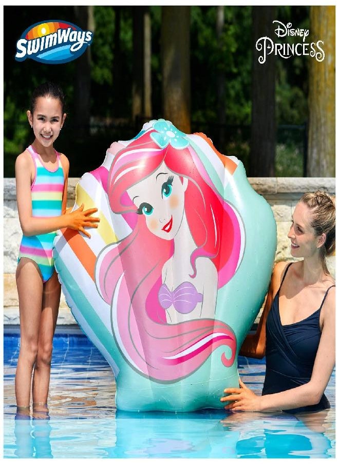 SwimWays Swimways Disney Princess Ariel Reversible Boat, Inflatable Pool Floats & Kids Pool Toys, Swimming Pool Accessories & Beach Essentials for Kids Aged 5 & Up  - Image 2