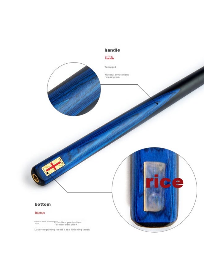 Riley Res-181 Pool Cue, Snooker Small Tip, Black Eight, Chinese Eight-ball, Medium Tip, Billiard Cue, Full Cue, 9.5m - Image 3