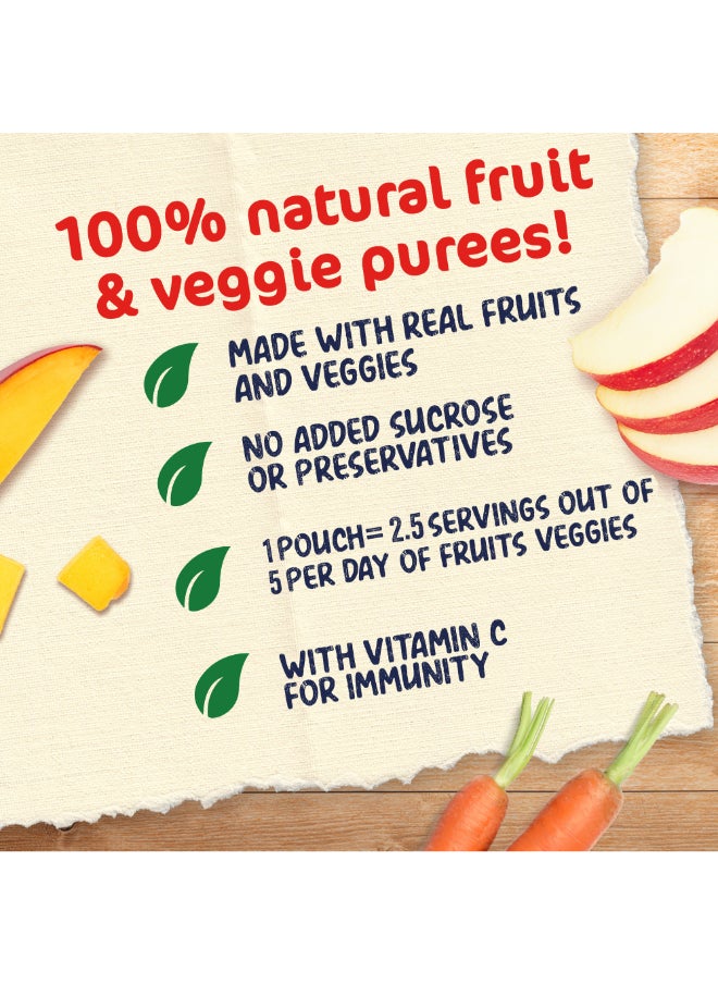 Cerelac Apple Carrot And Mango Puree Pouch 4 x 90g  - Image 3