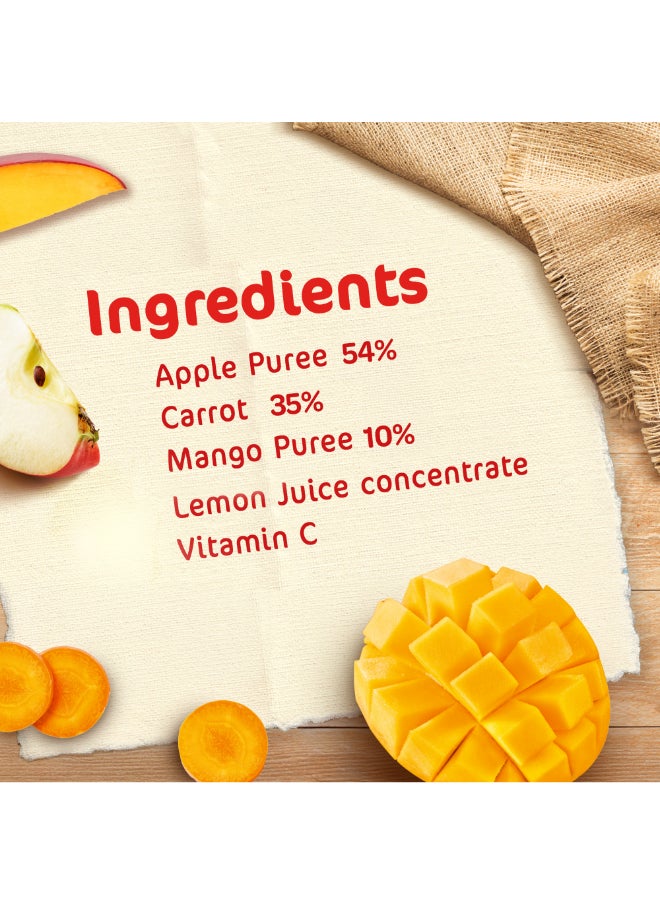 Cerelac Apple Carrot And Mango Puree Pouch 4 x 90g  - Image 5