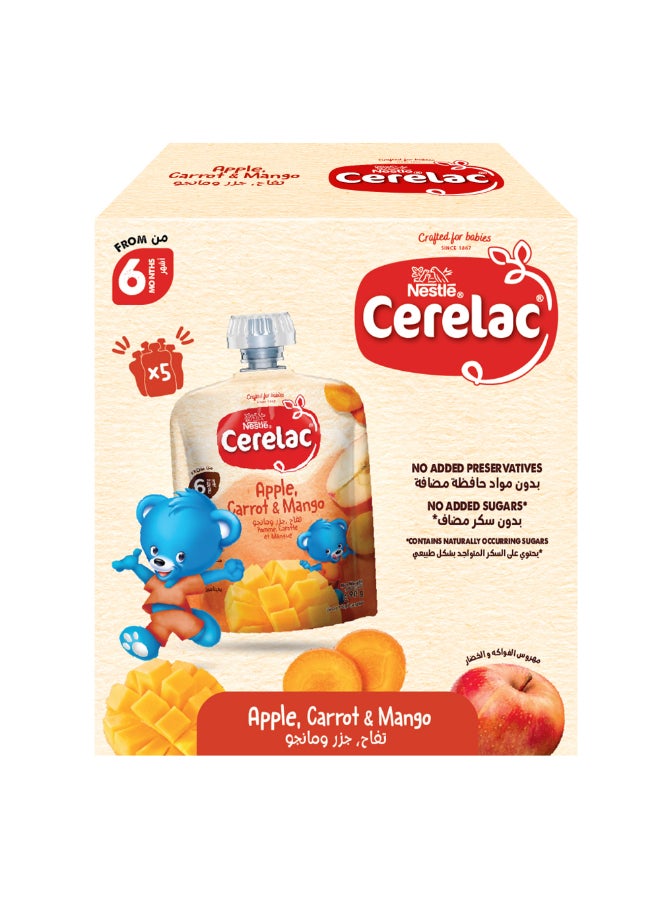 Cerelac كيس هريس التفاح والجزر والمانجو - Image 5
