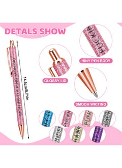 7Pcs Funny Pens, Swear Word Daily Ballpoint Pen Weekday Vibes Glitter Pen Set Describing Mentality Sarcastic Pens Seven Days Of The Week Pens For Office Gifts - pzsku/Z7B933580273CCEEE03BBZ/45/_/1735214701/959da7fb-a717-40e9-aca1-c50313e24e4d