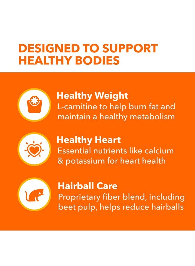 Iams Proactive Health Adult Indoor Weight Control & Hairball Care Dry Cat Food With Chicken & Turkey Cat Kibble, 3.5 Lb. Bag - Image 4