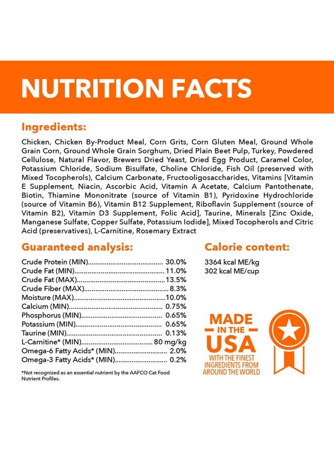 Iams Proactive Health Adult Indoor Weight Control & Hairball Care Dry Cat Food With Chicken & Turkey Cat Kibble, 3.5 Lb. Bag - Image 5