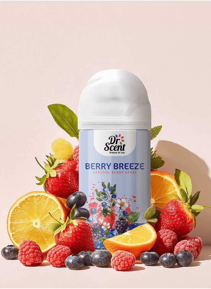 Dr Scent Dr Scent Breeze of Joy Air Freshener Aerosol Spray Berry Breeze 300ml  - Image 4