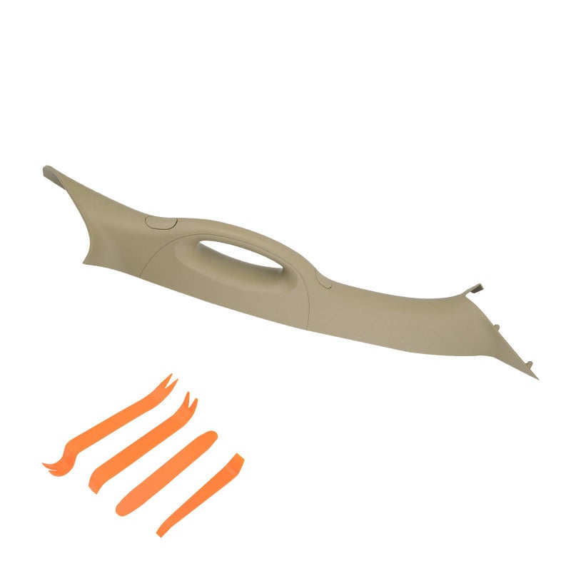 HQPASFY A Pillar Interior Trim Handle Passenger Side Compatible with 20042008 Ford F150 20062008 Lincoln Mark LT A Pillar Grab Handle Replace 4L3Z1503598AAC 4L3Z1503598AAC Beige