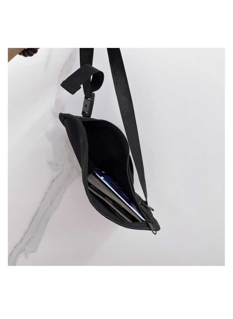 NOVOLAN NOVOLAN Close-Fitting Waist Pack, Anti-Theft Bag, Close-Fitting Waist Bag For Traveling Abroad, Sports Neutral Thin Invisible Passport Bag, Anti-Theft Wallet, Lightweight And Concealable (black)  - Image 4