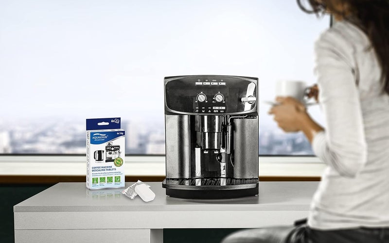 Aqualogis أقراص إزالة الترسبات الكبيرة 16 جرام لآلة القهوة والغلاية، متوافقة مع Tassimo Bosch Senseo Nespresso (6) - Image 4