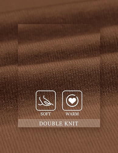 PULI Women's Elegant Shawl Wraps Soft Open Front Poncho Sweater for Spring Fall Winter caramel - Image 3