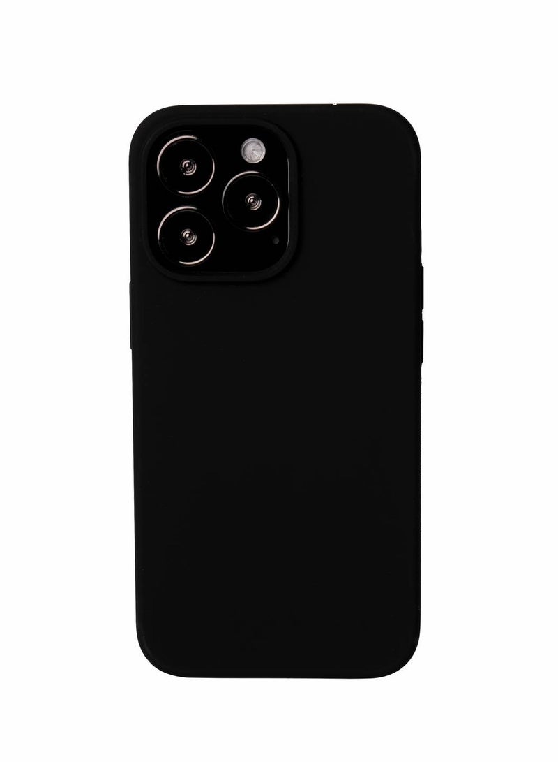 ديفيا جراب iPhone 13 Pro Max مقاس 6.7 بوصة من Nature Series غطاء خلفي من السيليكون / مقاوم للصدمات / ممتص للصدمات / مصنوع من مواد عالية الجودة - أسود - Image 1