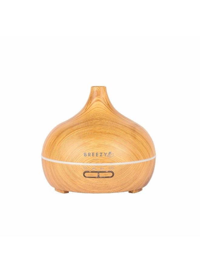 500ml Essential Oil Diffuser Light Wood Grain Ultrasonic Cool Mist Aromatherapy Humidifier Quiet Operation for Home Bedroom Office Yoga Spa with Auto Shut Off and Long Runtime - Image 1