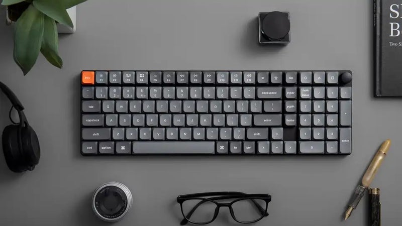 Keychron K17 Max QMK Wireless Ultra-Slim Mechanical Keyboard 96% Layout Gateron Switch LSA PBT Keycaps - Image 4