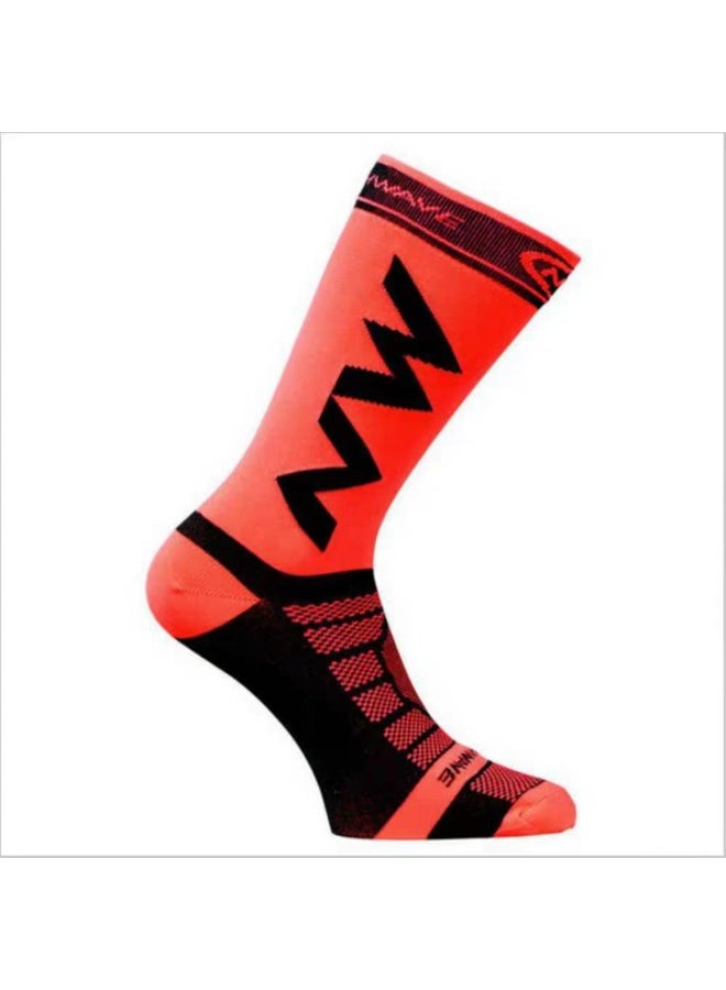 KUYING Fashion Anti Slip Breathable Sports Socks Three Piece Set 
