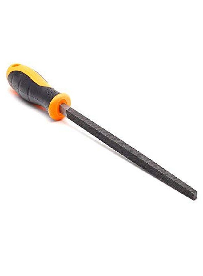 Finder Bastard Cut Mill Square, 8 Inch Square File with High Carbon Hardened Steel, Ergonomic Grip, Plastic Handle, Hand File for Filing or Trimming Material Ideal for Wood, Metal, Plastic - Image 1