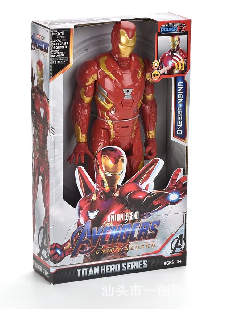 Avengers Titan Hero Series Iron Man Action Figure, 12-Inch, Avengers Toys for Kids Ages 4 and Up - Image 1
