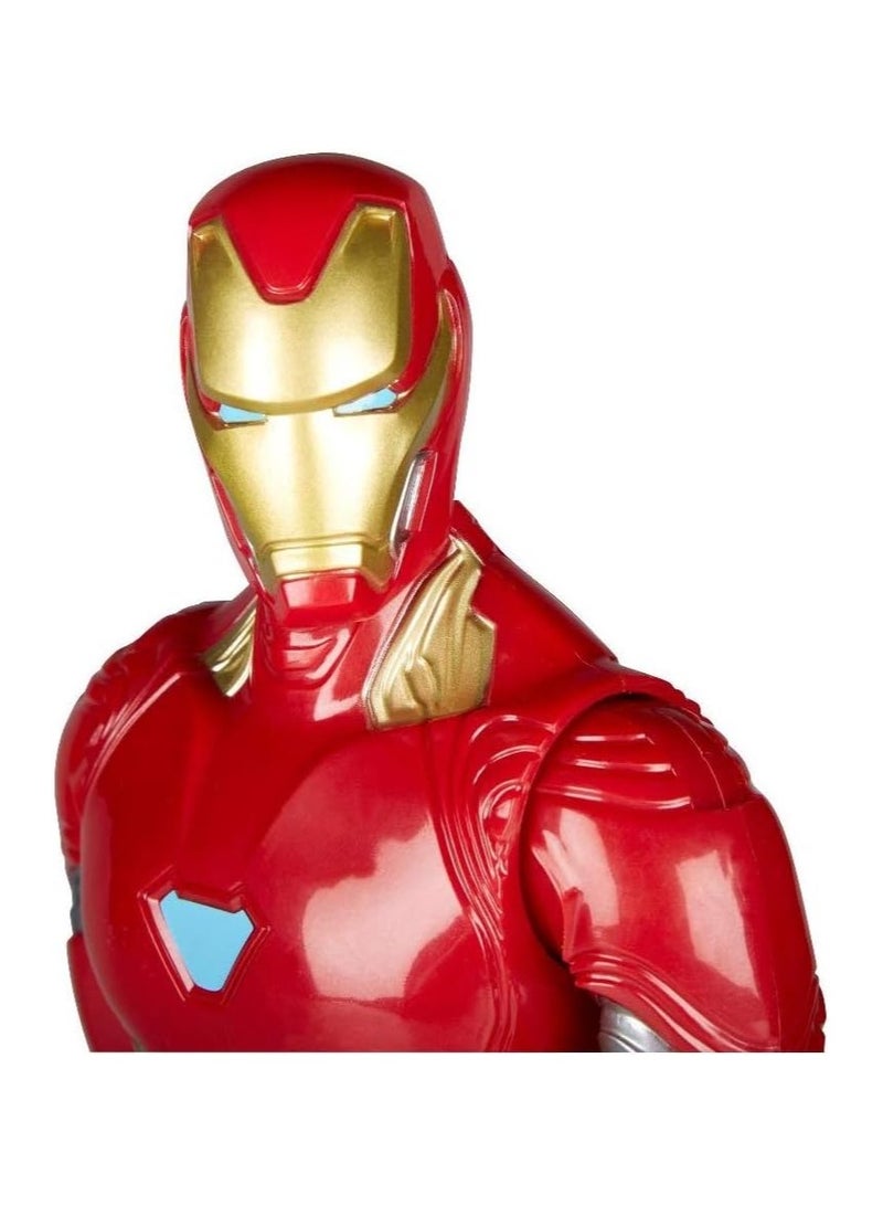 Avengers Titan Hero Series Iron Man Action Figure, 12-Inch, Avengers Toys for Kids Ages 4 and Up - Image 2