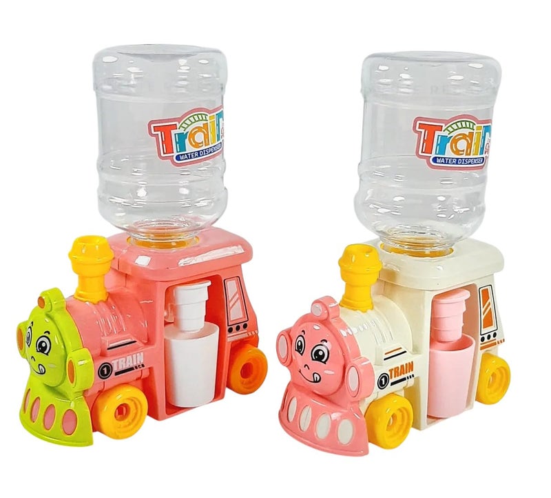 SHAKTISM Kids Pretend Play Kitchen Water Dispenser, Mini Bus, Fire Truck Toy Set, Duck Theam Based Random Colour 1Pc (Train) - Image 1