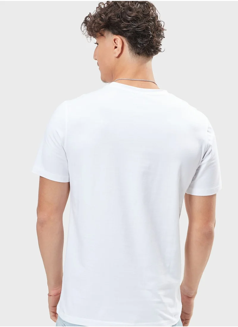 SP Characters Marvel Print Crew Neck T-Shirt
