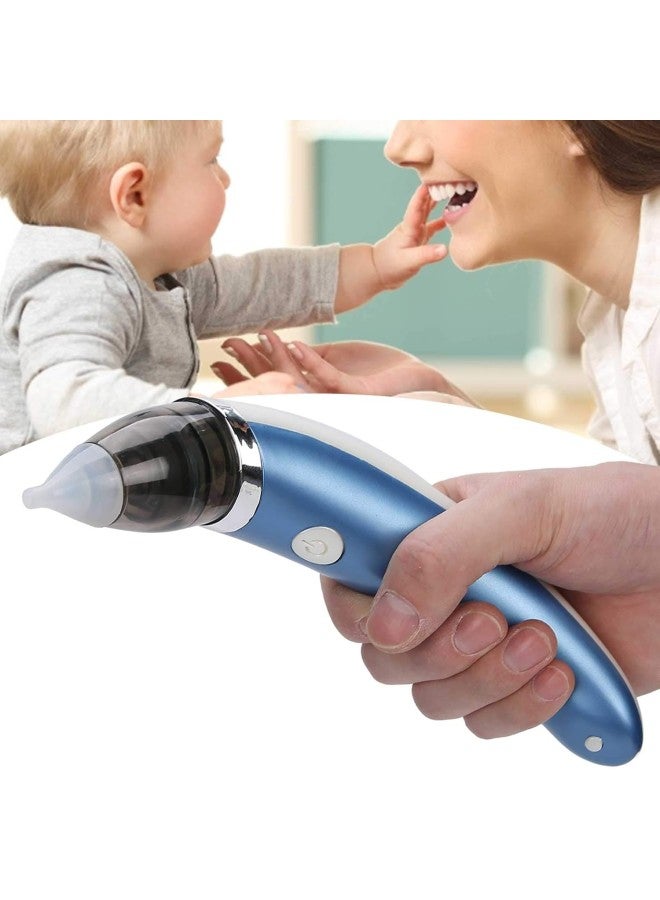 klarako Electric Baby Nasal Aspirator - Newborns Baby Snot Cleaner, Nasal Congestion Children Nose Cleaner Infant Nasal Mucus Snot Suction Device(Blue) - Image 1