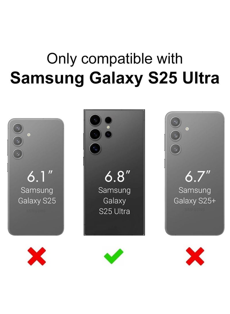 Fuxin Samsung Galaxy S25 Ultra Rotational Metal Ring Case with Kickstand, Shockproof Bumper, Matte Finish, Anti-Fingerprint, and Magnetic Car  Mount - Image 2