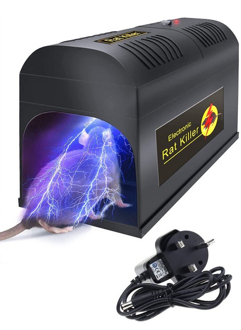 Mouse Trap Electric Rat Trap - Indoor Pest Control Rodent Zapper for Home, Safe & Clean