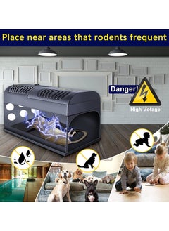 Mouse Trap Electric Rat Trap - Indoor Pest Control Rodent Zapper for Home, Safe & Clean - pzsku/Z7B93E61D6C388AE00910Z/45/_/1683773200/36ae36ab-341a-4e01-8feb-04fa467ce616