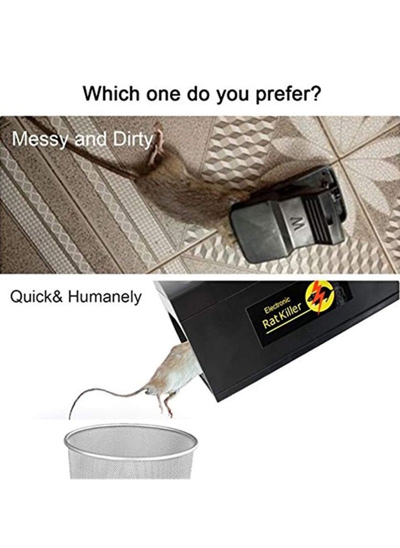 URbazaar Mouse Trap Electric Rat Trap - Indoor Pest Control Rodent Zapper for Home, Safe & Clean  - Image 3