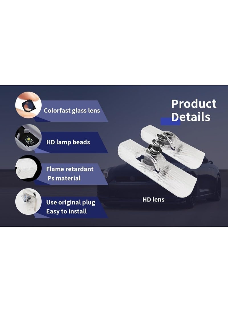 فيريكس مصباح LED لباب سيارة ماكسيما عالي الوضوح، مصباح ليزر لشعار الترحيب، مناسب لنيسان ماكسيما، تركيب سهل | عرض عالي الدقة 4K | ضوء ظل شبحي لباب السيارة، عدسة زجاجية لا تتلاشى - Image 3