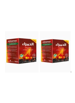 Al Hamra Cocosil natural charcoal, 96 small cubes, 450 grams, 2 boxes  - Image 1