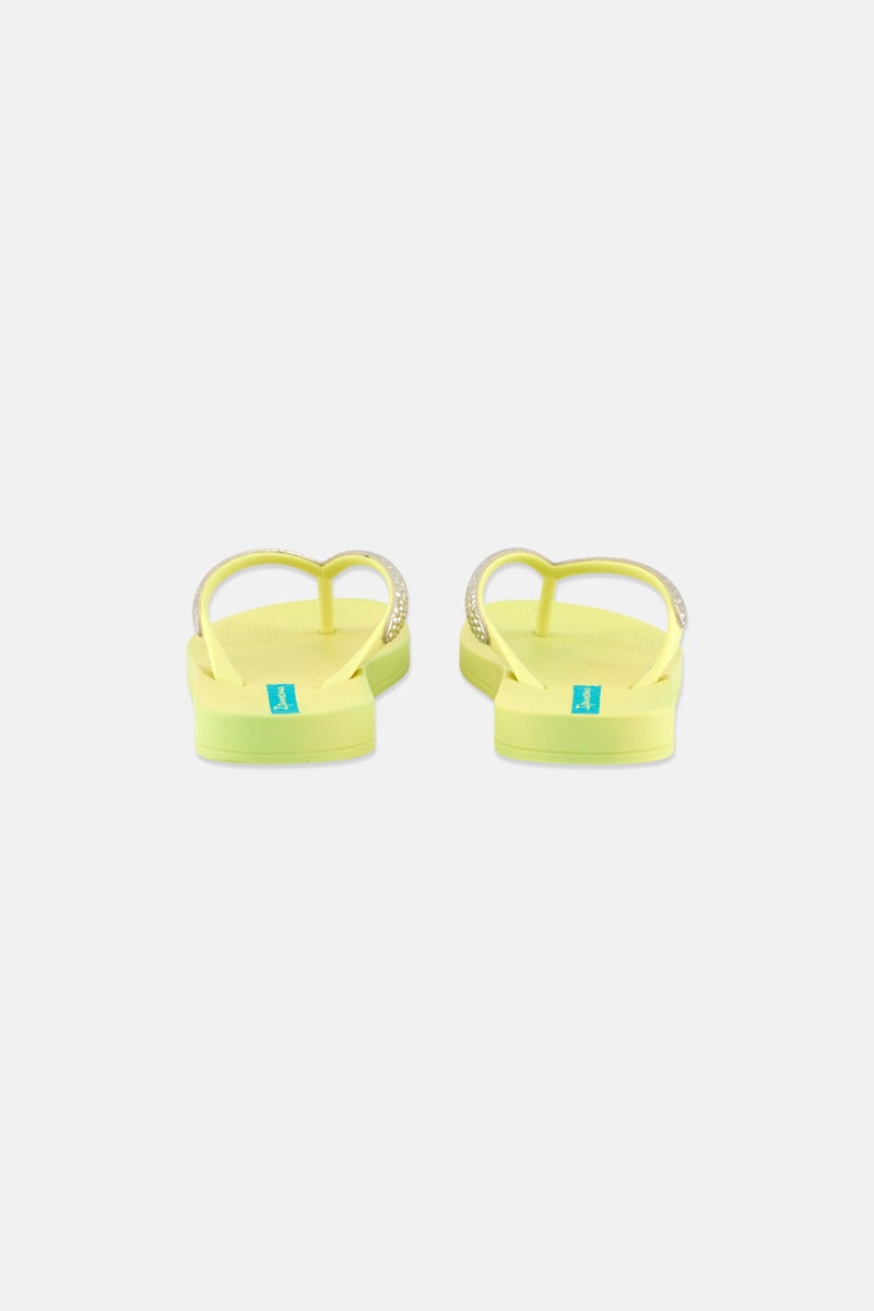 Ipanema Toddlers Girl MeshIII Slip On Slippers, Yellow  - Image 4