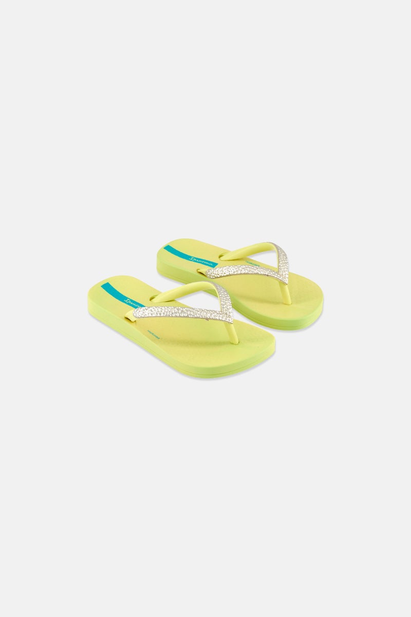 Ipanema Toddlers Girl MeshIII Slip On Slippers, Yellow  - Image 1
