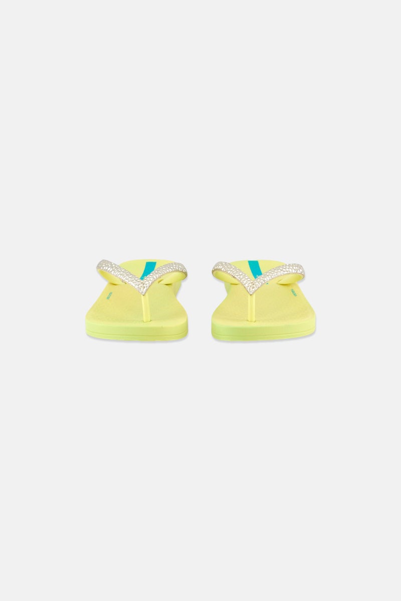 Ipanema Toddlers Girl MeshIII Slip On Slippers, Yellow  - Image 2