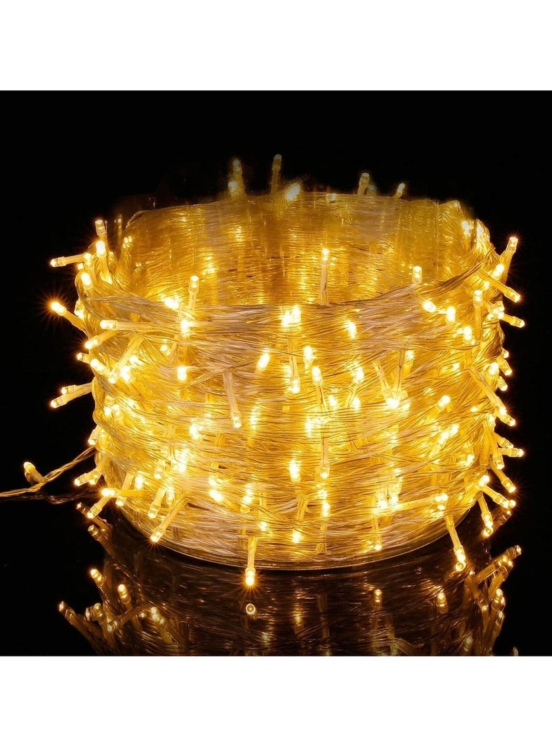 توكو أضواء خرافية | سلسلة مصابيح LED خارجية مع 8 أوضاع | قابس الاتحاد الأوروبي ذو 2 دبوس | أبيض دافئ | مقاوم للماء لعيد الميلاد والمنزل والحدائق والباحات وحفلات الزفاف والحفلات  - Image 2