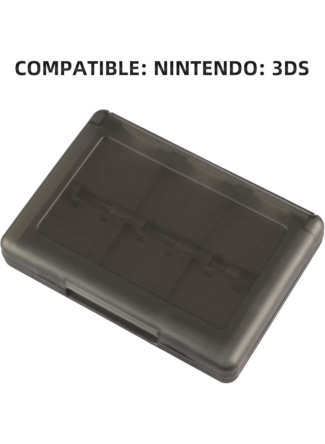 Khazna Game Holder Card Case 3Ds Games Case Compatible With Nintendo New 3Ds / New 3Ds Xl / 3Ds / 3Ds Xl / Dsi / Dsi Xl / Ds / New 2Ds /New 2Ds Xl / 2Ds/ 2Ds Xl Catridge Storage Box (Black) - Image 4