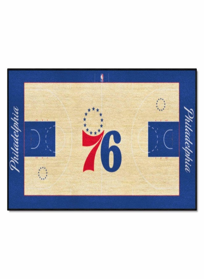 FANMATS - 9501 NBA Philadelphia 76ers Nylon Face NBA Court Runner-Small , 24"x44" - Image 1