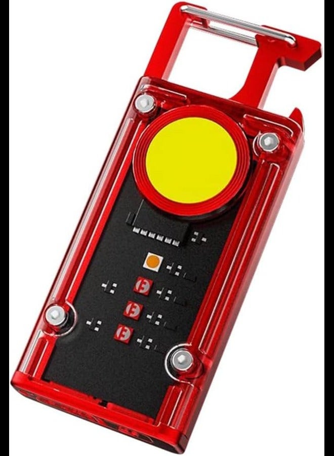 Multifunctional Keychain Light Mini LED Flashlight Keychain Lamp Outdoor Camping Driver Emergency COB Work Light - Image 1