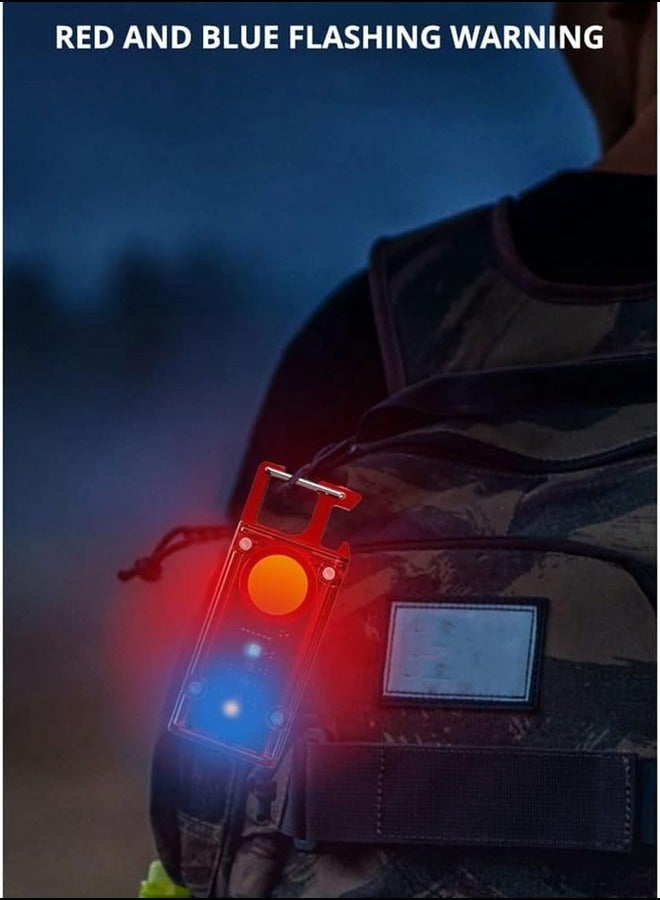 Multifunctional Keychain Light Mini LED Flashlight Keychain Lamp Outdoor Camping Driver Emergency COB Work Light - Image 2