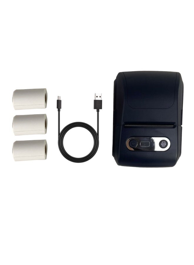 بلو فاير آلة طباعة الملصقات اللاسلكية المحمولة | طابعة حرارية بلوتوث عالية السرعة 26 مم/ثانية | جهاز وسم محمول قابل للشحن 1200mAh لتنظيم المكتب والمطبخ والمخزون وأغراض الأطفال | طباعة حرارية بدون حبر لتنظيم احترافي وسريع - Image 1