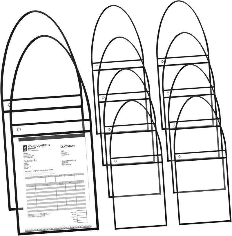 Multi usage jojofuny 30 Pcs Reusable Dry Erase Pockets PVC Hanging Ticket Holders for Classroom and Office Organization Protective Sleeves for Papers and Receipts Wear resistant All environment compatible Modern color selections No overseas transit wait Set product combo compatible Scratch resistant Systematic nationwide ship Trendy widespread design Precision made Newly stocked local goods Confirmed available stock Repeated use resistant selected material Local inventory listed item Individual group scene compatible Trendy versatile build Proper storage environment Assorted color options Domestic distribution ready In-house warehouse packing Pre-stock well-packed goods Market demand focused build Fast & slow shipment compatible Low dust buildup Reinforced edge - Image 1