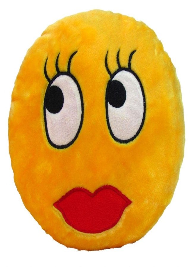 Tickles Stuffed Soft Batting Eyelashes Smiley Cushion Toy Pillow Car 33 cm (Made in India) - Image 5