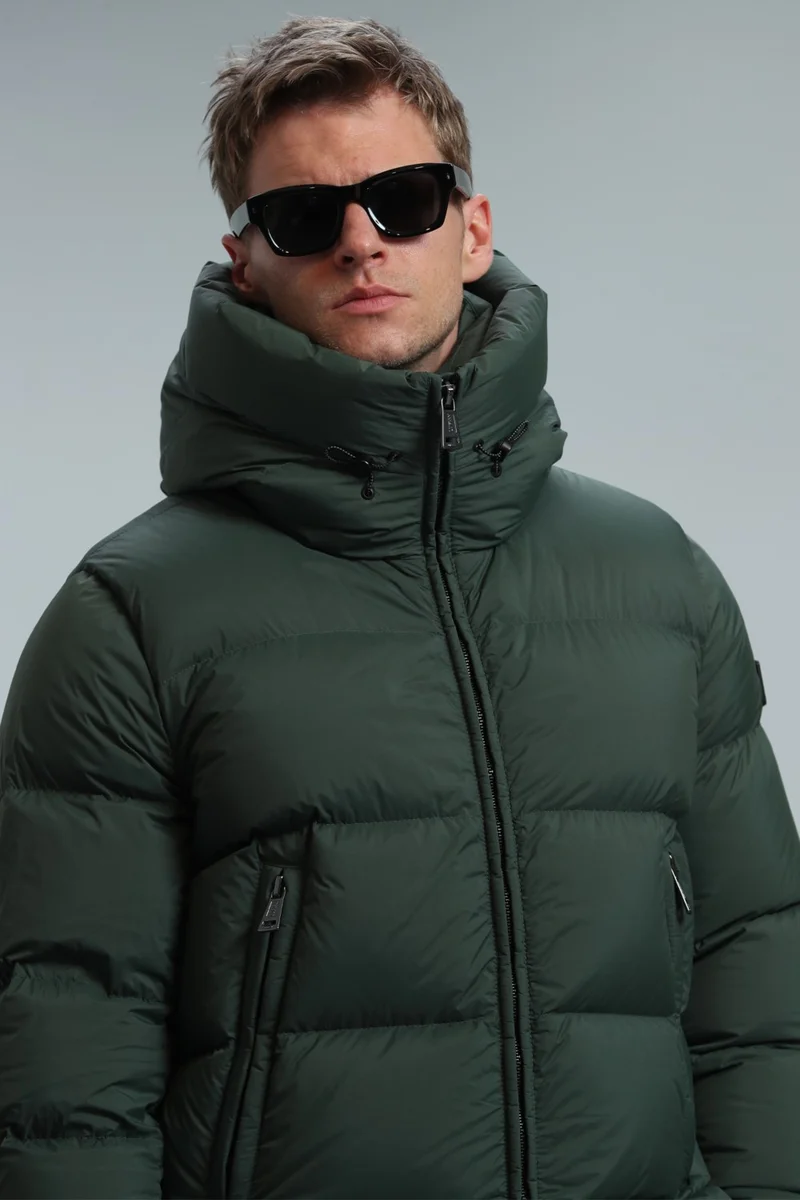 لوفيان Tommy Goose Feather Men's Coat Green