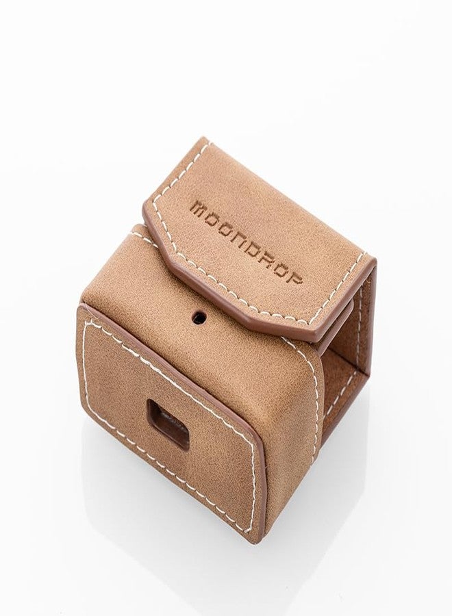 Moondrop Space Travel Leather Case Earbud case for Space Travel TWS Earphone - Image 2