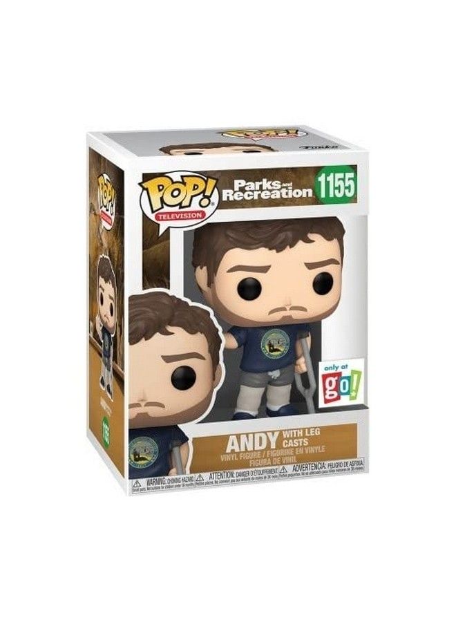 Funko Parks And Rec Andy In Leg Casts Pop! Vinyl Exclusive - Image 3