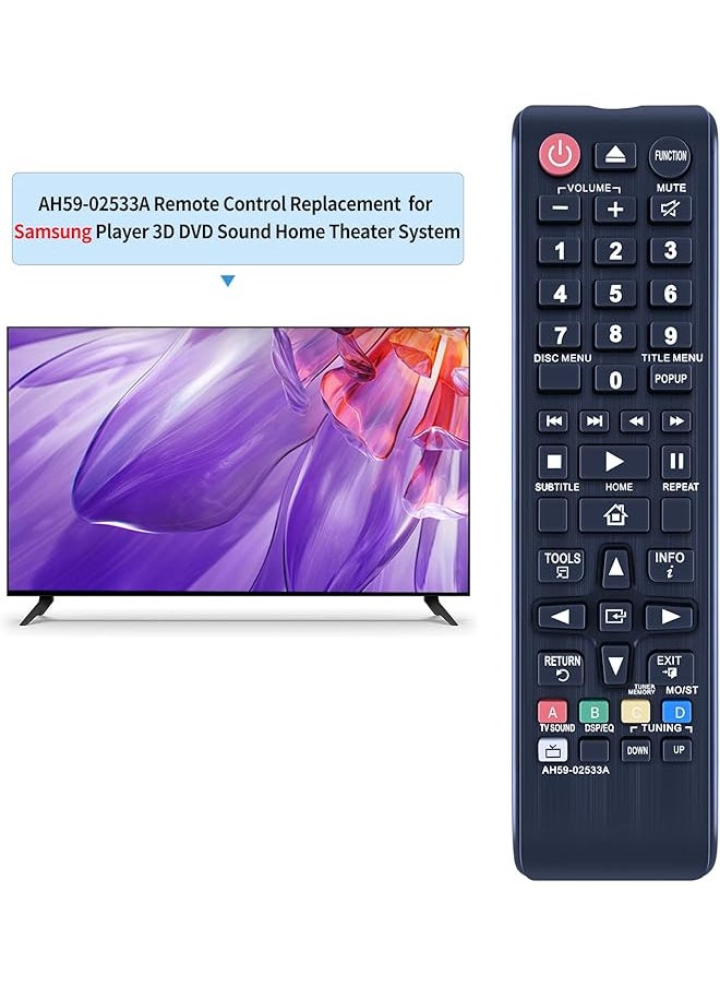 New Ah59 02533A Ah59 02533B Remote Replacement Fit For Samsung Ht H4530 Ht H5500W Za Ht H5530 Ht F4500 Ht H4500 Ht H5500W Ht J4100 Ht J4500 Ht J4500 Ht J55000 W Ht Jm41 Ht J5500 2 Home Theater System