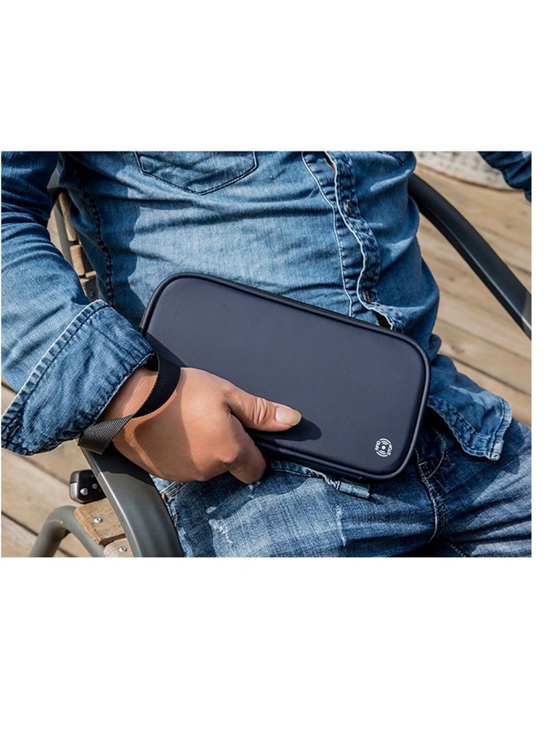 general Passport Holder Family, Women Rfid Blocking Passport Wallet, Travel Essentials Premium Wallets, Waterproof Passport Holders Bag for Men Traveling, Travel Document Organizer Credit Cards Case - Image 4