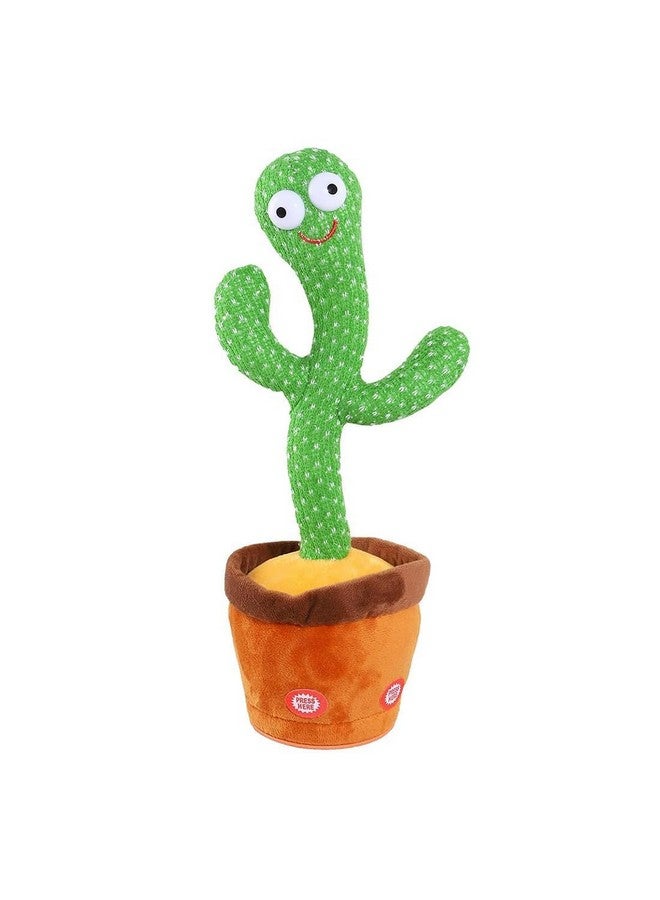 كريرين لعبة KRIREEN Dancing Cactus للأطفال يمكنها القيام بوظيفة الغناء والتسجيل - كرر ما تقوله، ألعاب تعليمية للأطفال، عبوة من قطعة واحدة، كابل قابل لإعادة الشحن متضمن - Image 1
